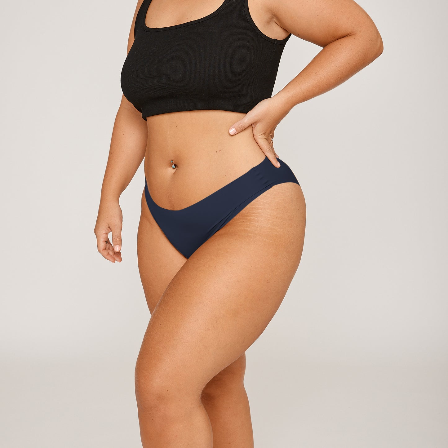 Original-Rise Bikini Brief - Seamless Ultrasmooth - Ink