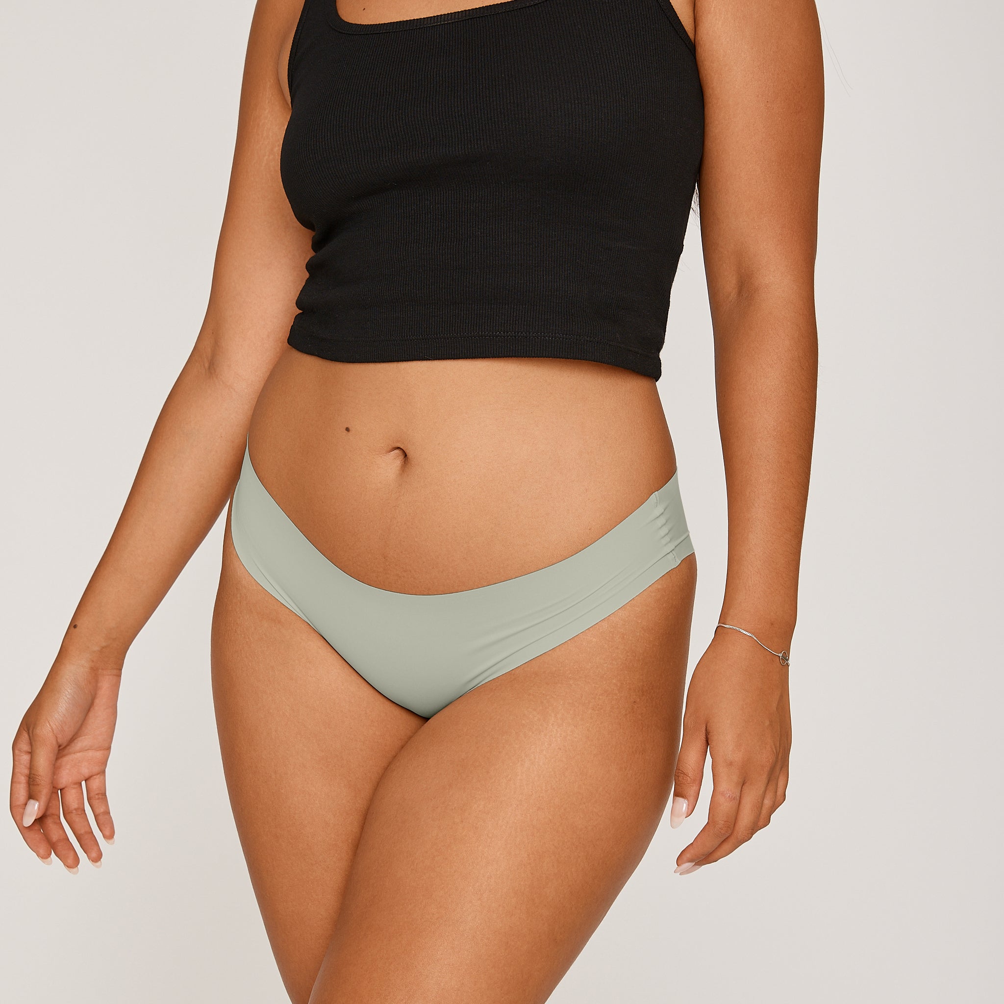 Original-Rise Cheeky - Seamless Ultrasmooth - Moss