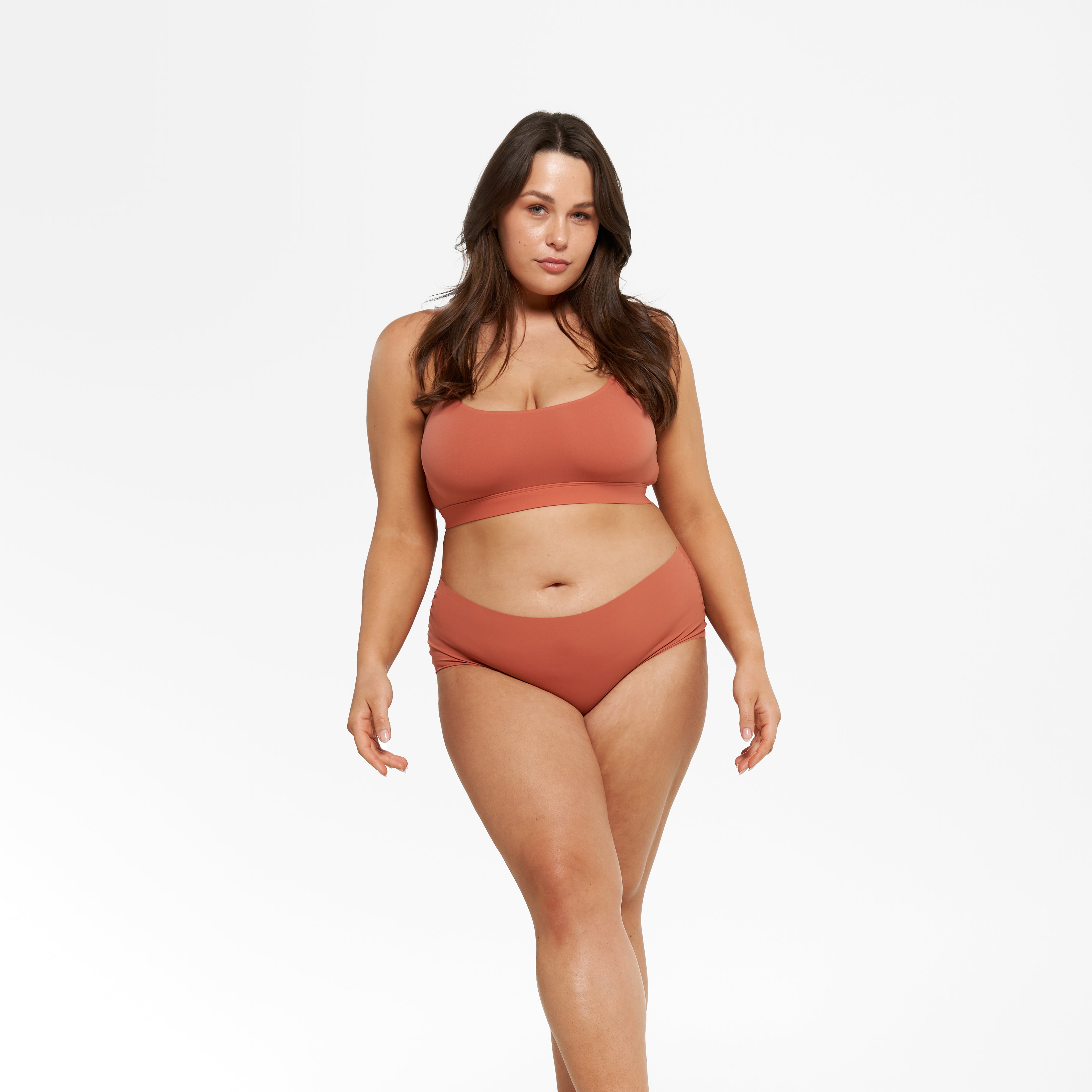 High-Rise Bikini Brief - Seamless Ultrasmooth 2.0 - Spice