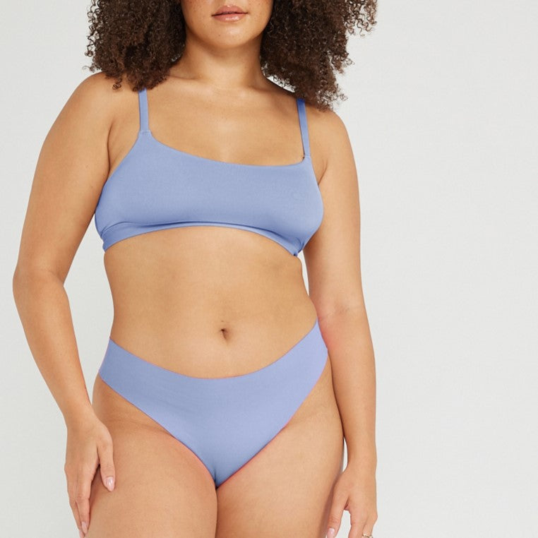 Original-Rise Thong - Seamless Cotton - Frost