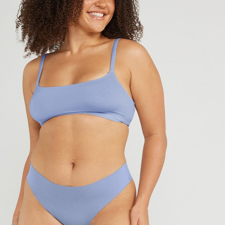 Original-Rise Thong - Seamless Cotton - Frost