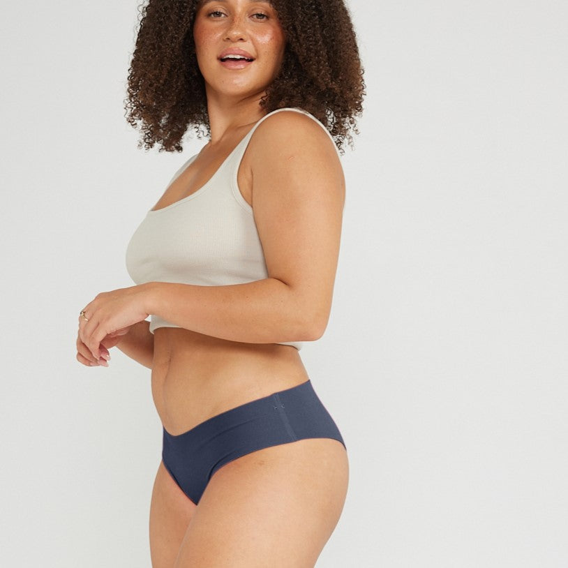 Original-Rise Cheeky - Seamless Cotton - Ink