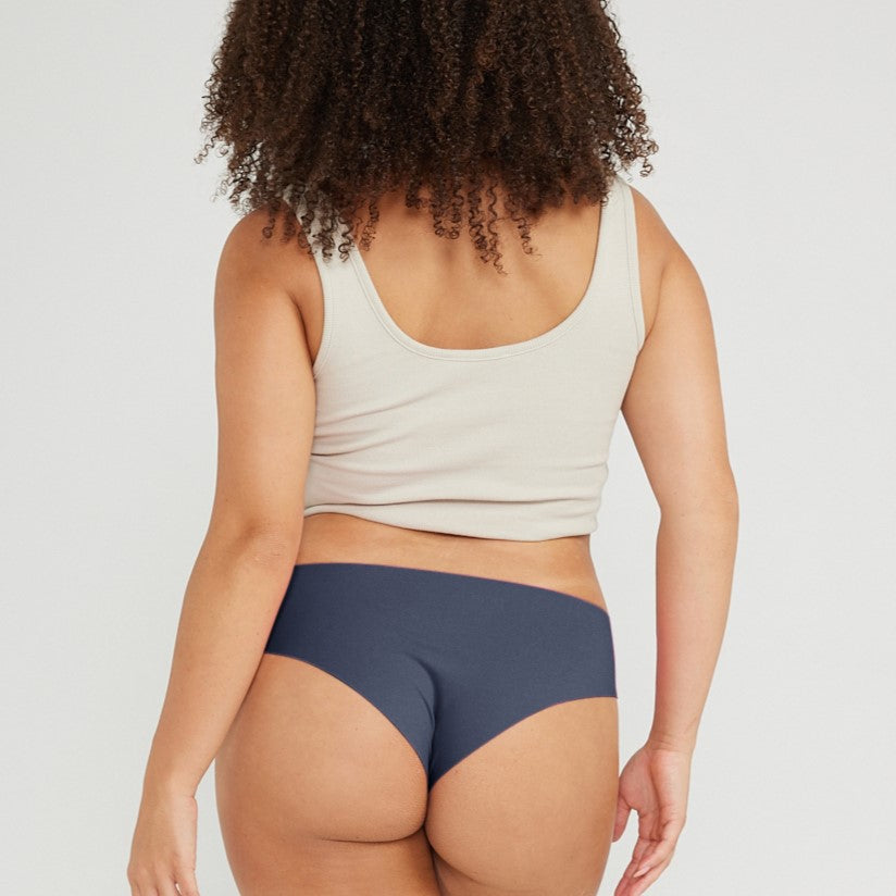 Original-Rise Cheeky - Seamless Cotton - Ink