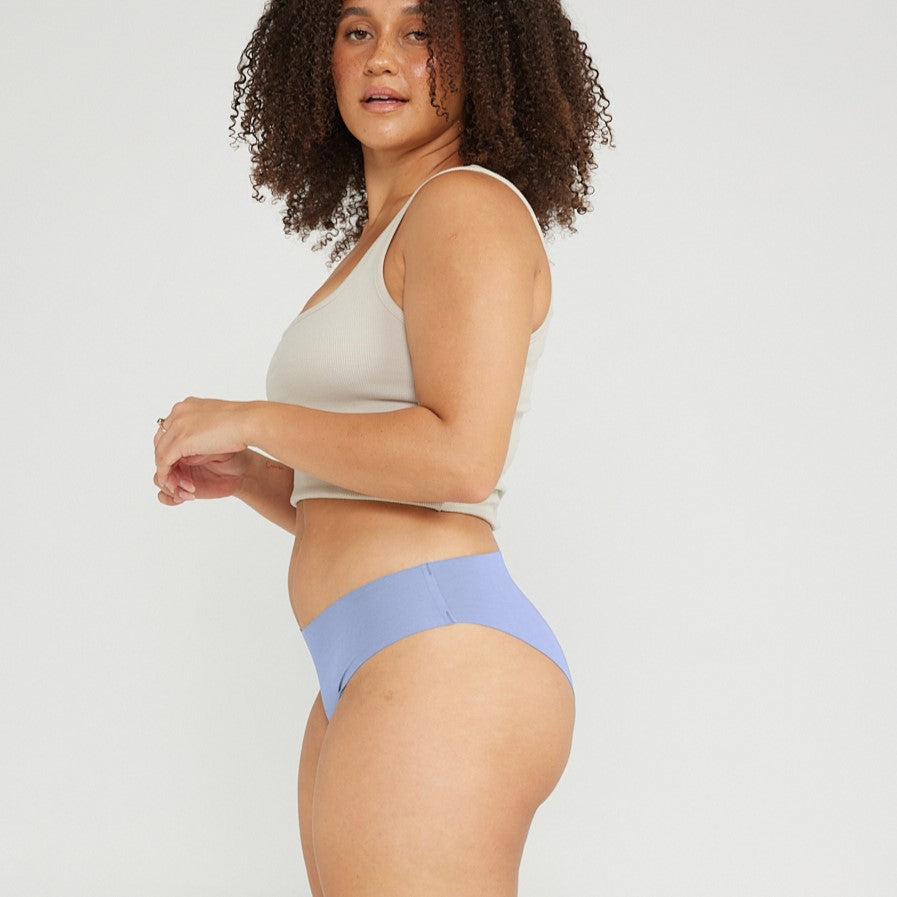 Original-Rise Bikini Brief - Seamless Cotton - Frost