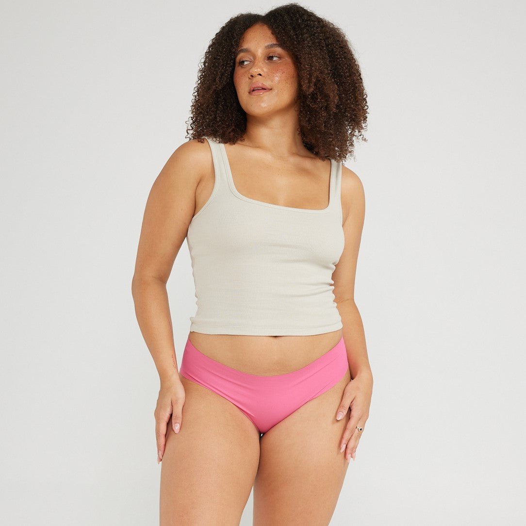 Cotton Sleep Tank - Sand - Peach Underwear