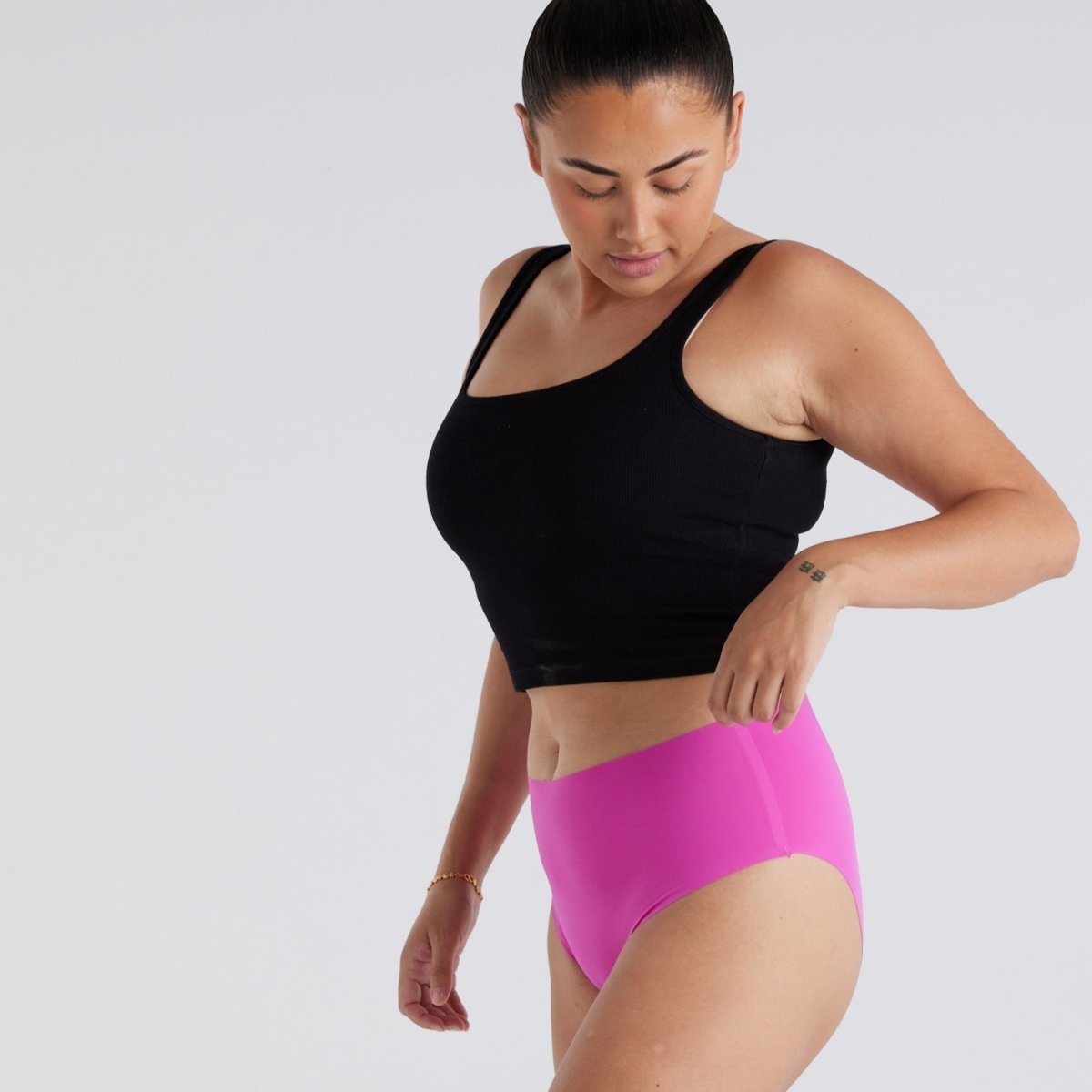 High-Rise Bikini Brief - Seamless Ultrasmooth - Pink Fizz - Peach Underwear