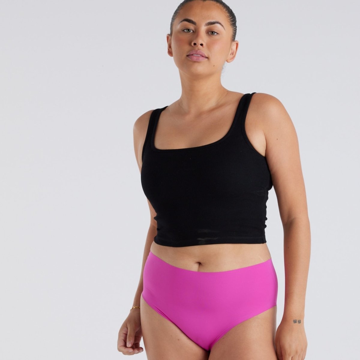 High-Rise Bikini Brief - Seamless Ultrasmooth - Pink Fizz - Peach Underwear