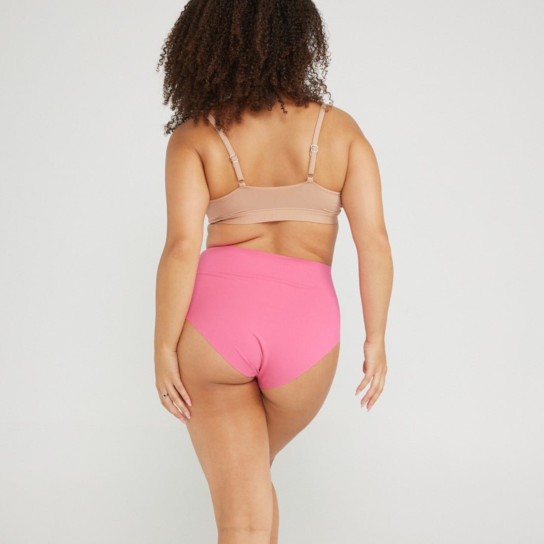 High-Rise Bikini - Seamless Cotton - Confetti - Peach Underwear