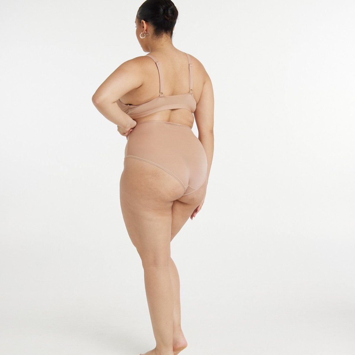 High-Rise Bikini - Super Stretch - Latte - Peach Underwear