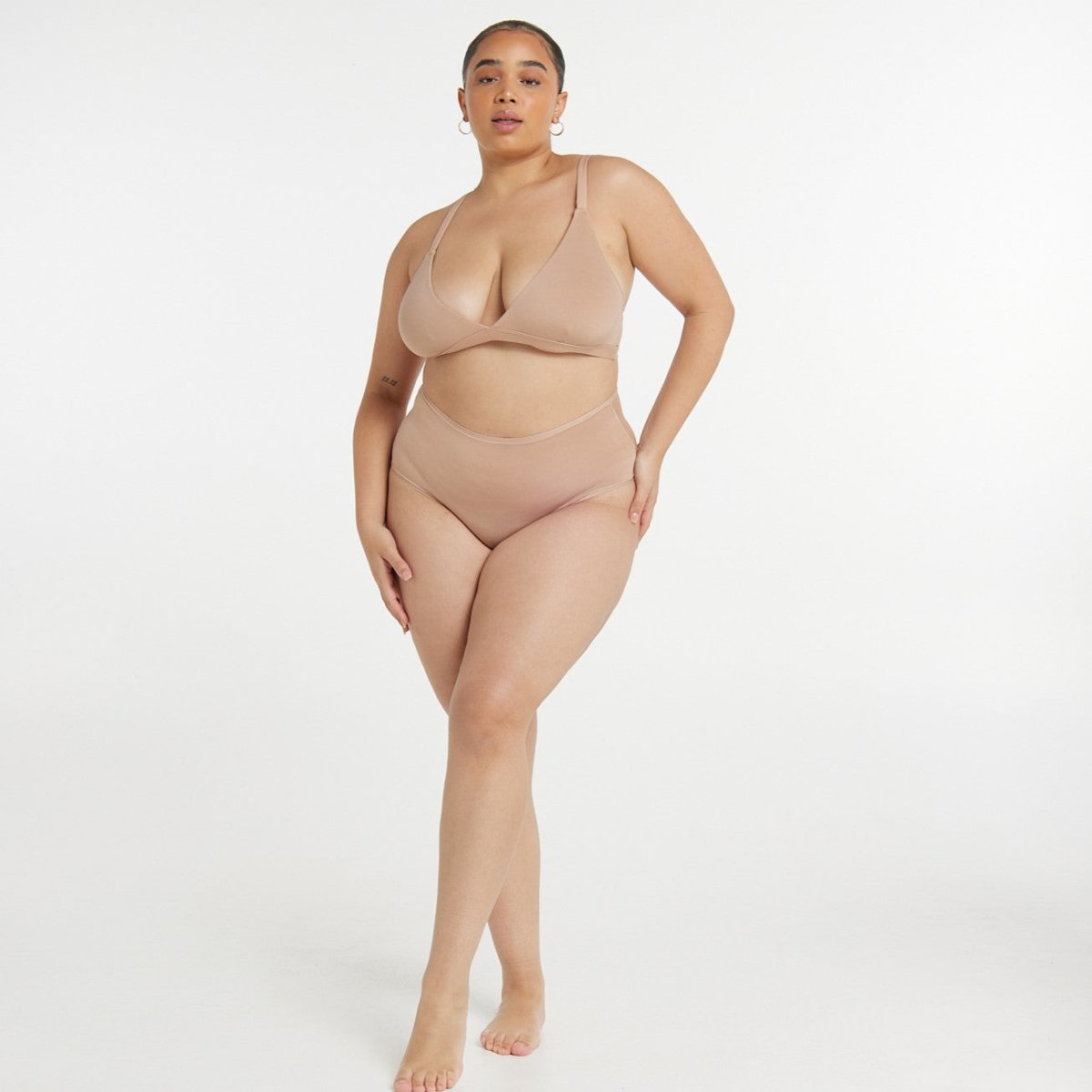 High-Rise Bikini - Super Stretch - Latte - Peach Underwear