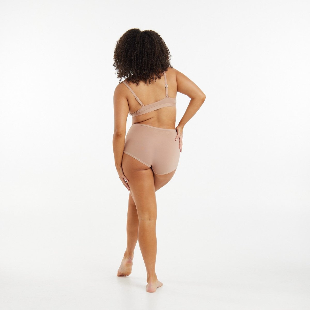 High-Rise Boyleg - Super Stretch - Latte - Peach Underwear