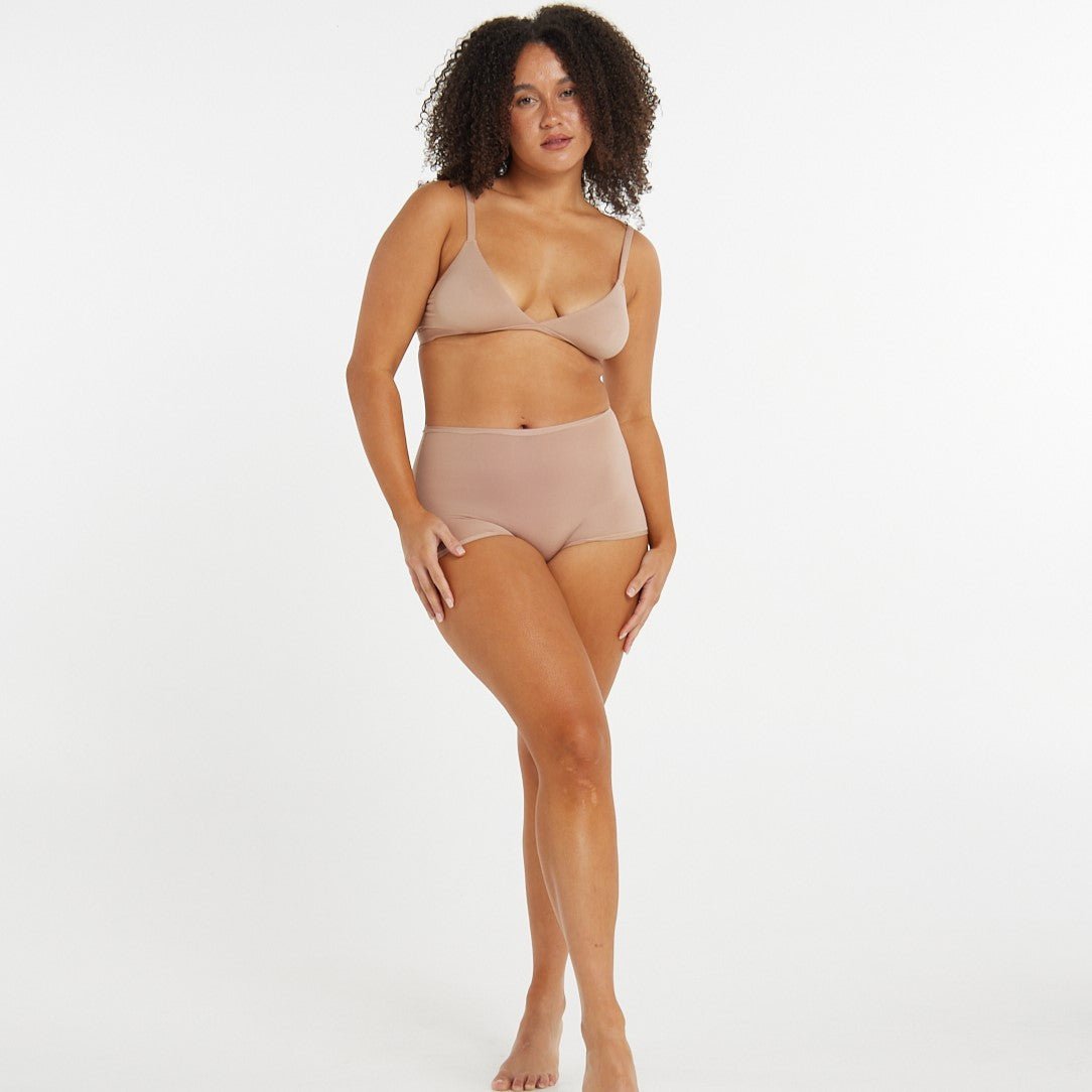High-Rise Boyleg - Super Stretch - Latte - Peach Underwear