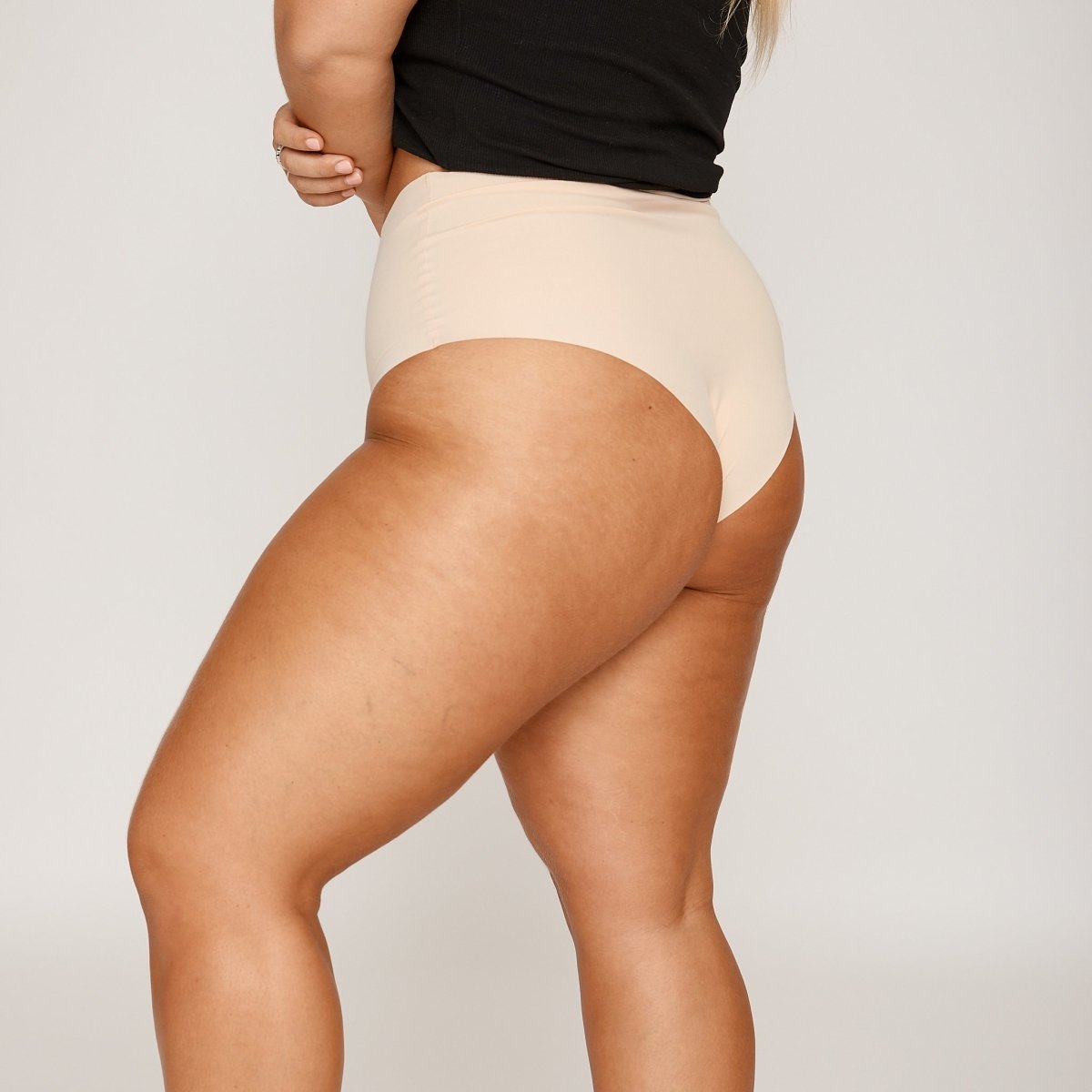 High-Rise Cheeky - Buttermilk - Peach Underwear