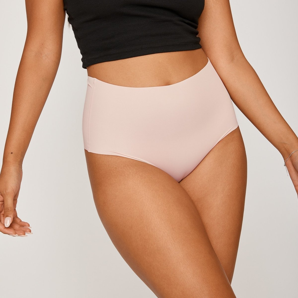 High-Rise Cheeky - Luna - Peach Underwear