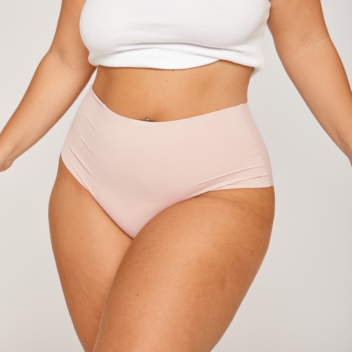 High-Rise Cheeky - Luna - Peach Underwear