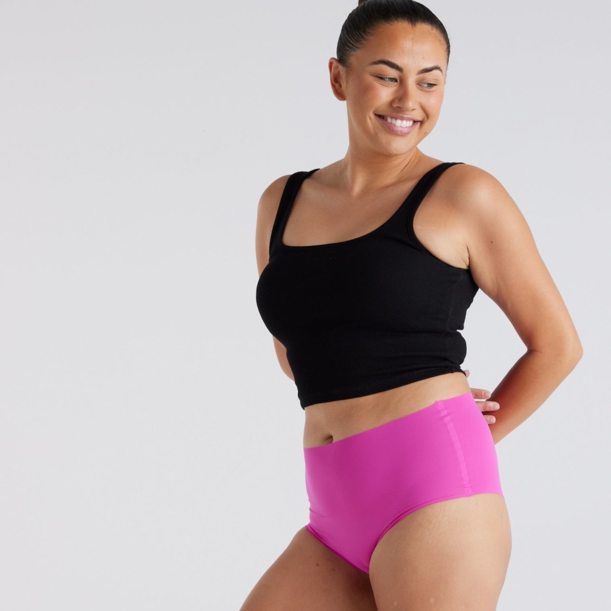High-Rise Cheeky - Seamless Ultrasmooth - Pink Fizz - Peach Underwear