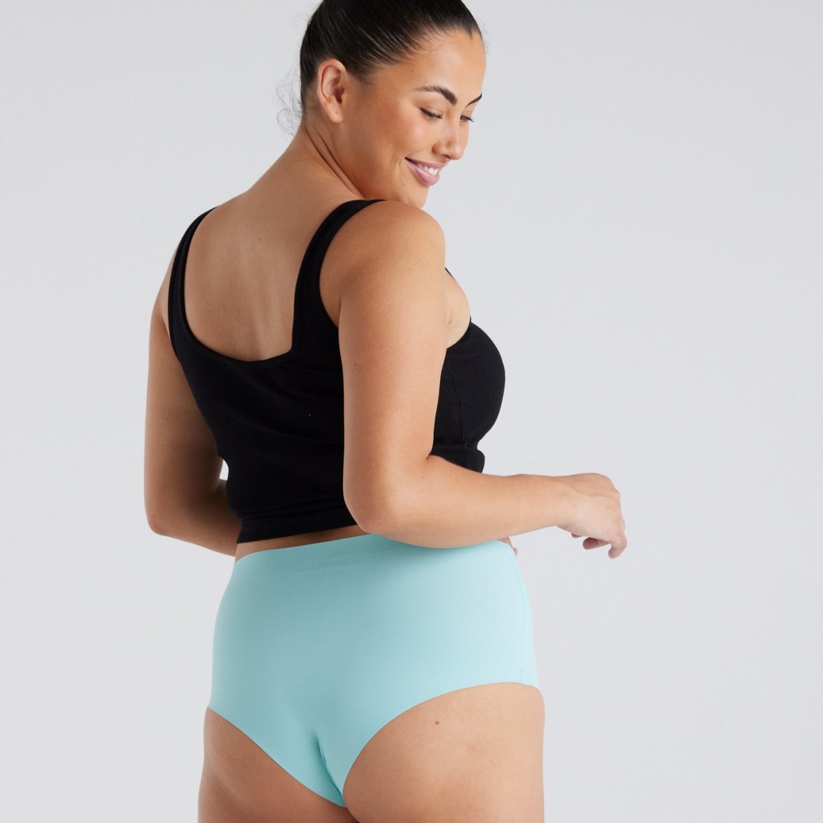 High-Rise Cheeky - Seamless Ultrasmooth - Sea Foam - Peach Underwear