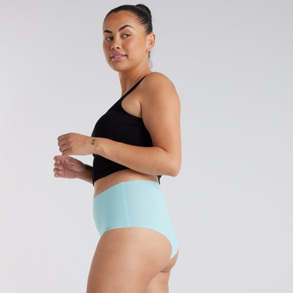 High-Rise Cheeky - Seamless Ultrasmooth - Sea Foam - Peach Underwear