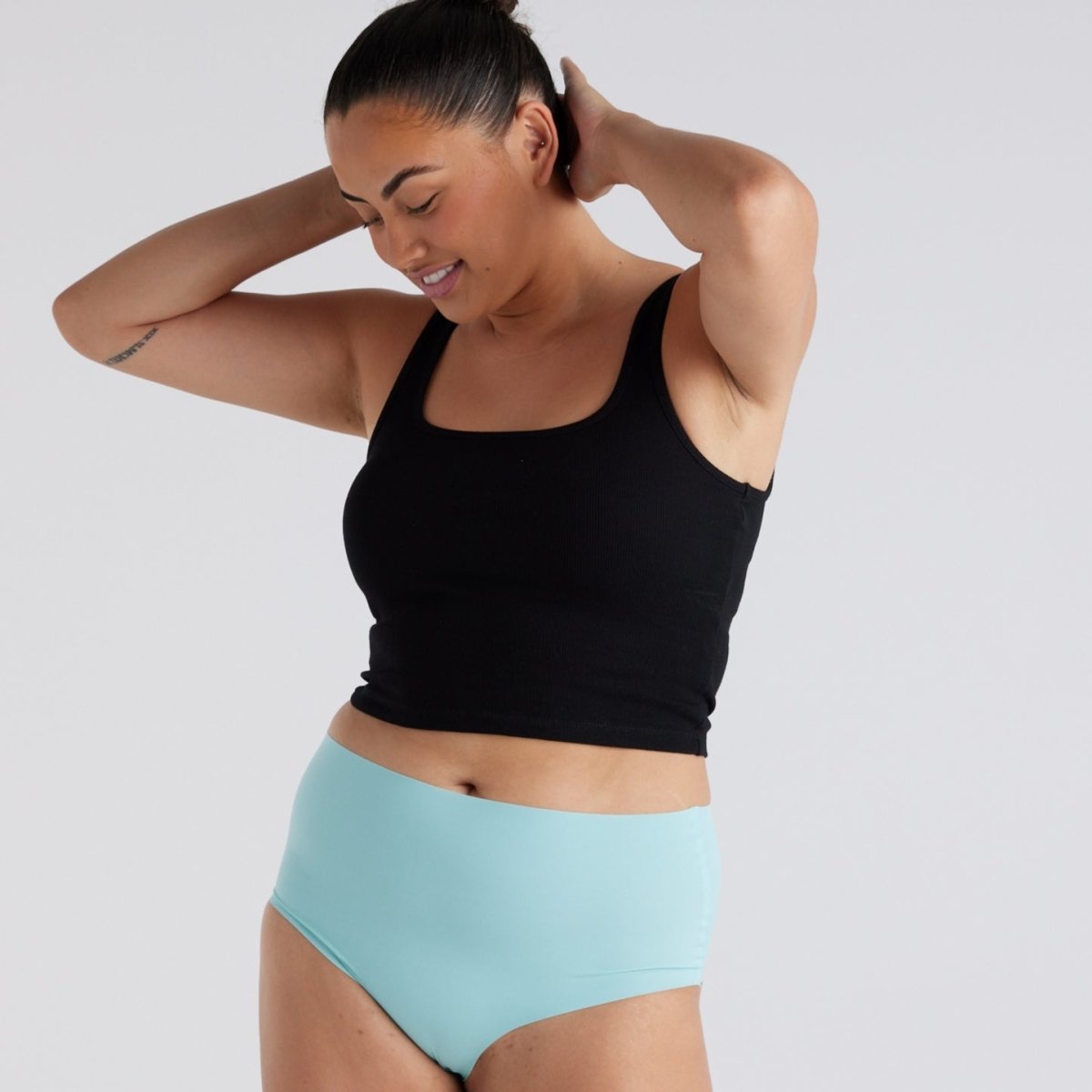 High-Rise Cheeky - Seamless Ultrasmooth - Sea Foam - Peach Underwear