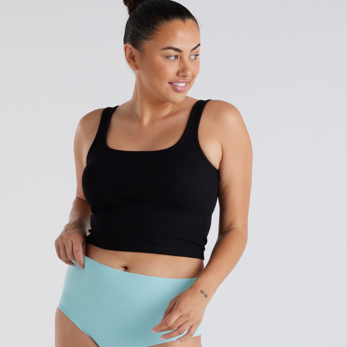 High-Rise Cheeky - Seamless Ultrasmooth - Sea Foam - Peach Underwear