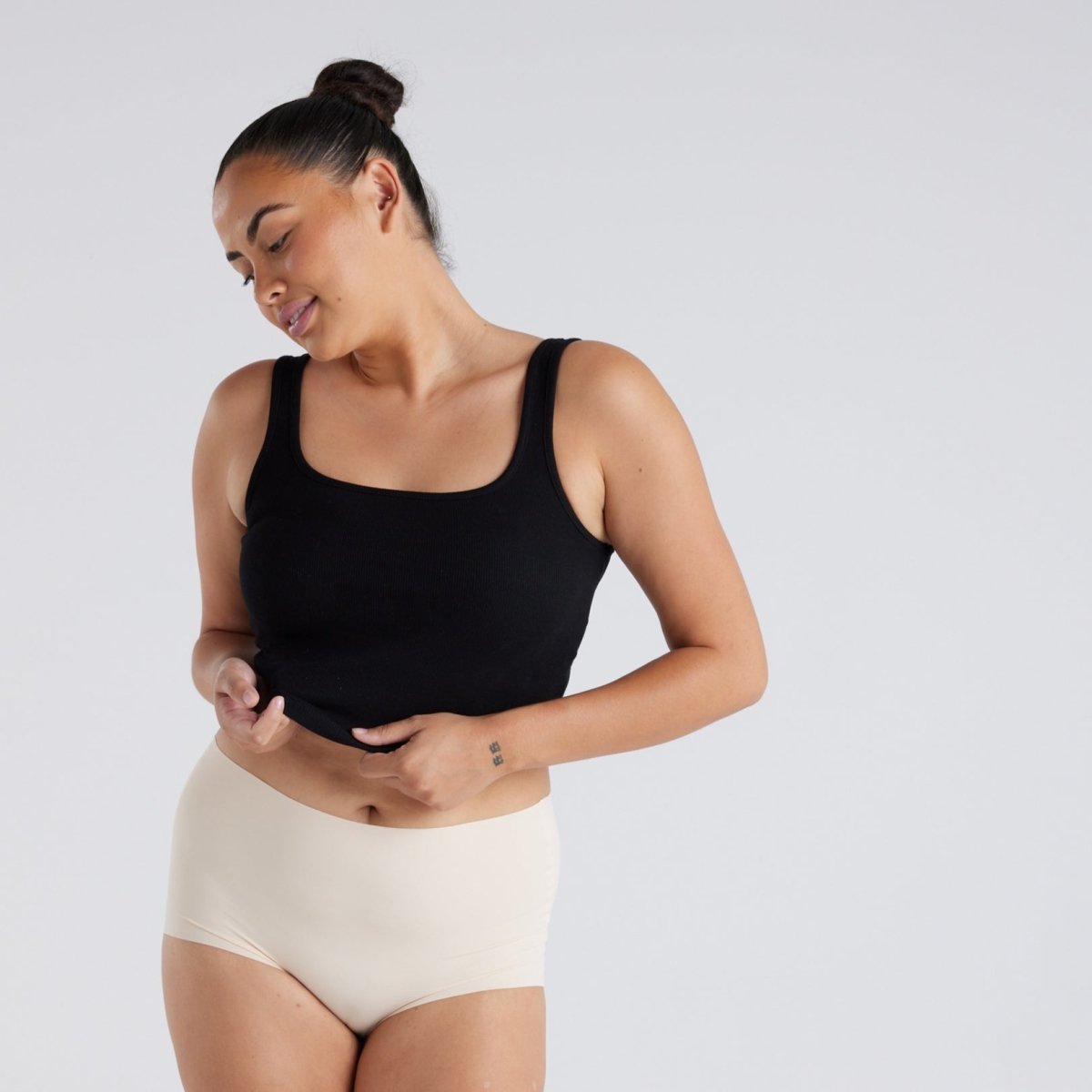 High-Rise Full Brief - Seamless Ultrasmooth - Buttermilk - Peach Underwear