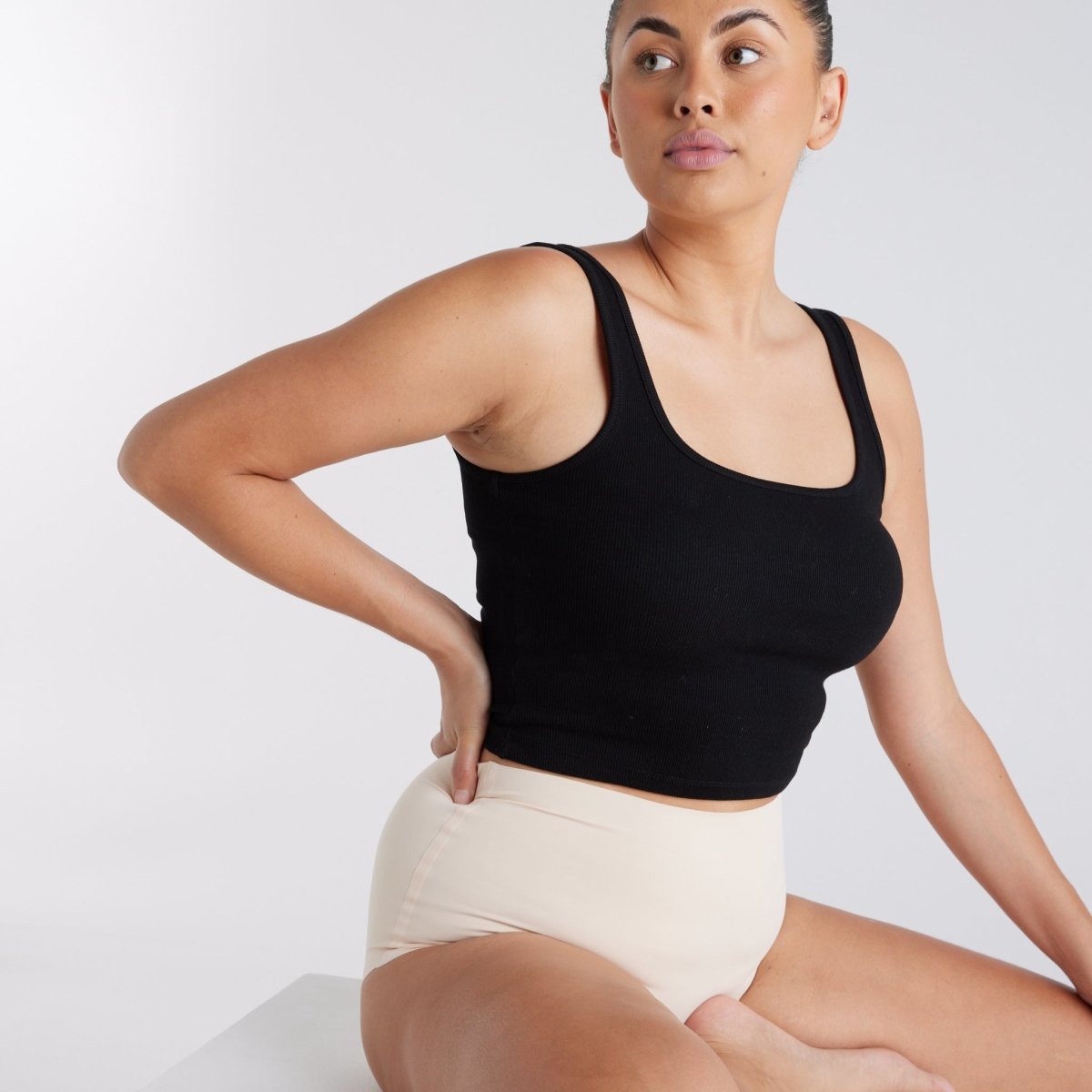 High-Rise Full Brief - Seamless Ultrasmooth - Buttermilk - Peach Underwear