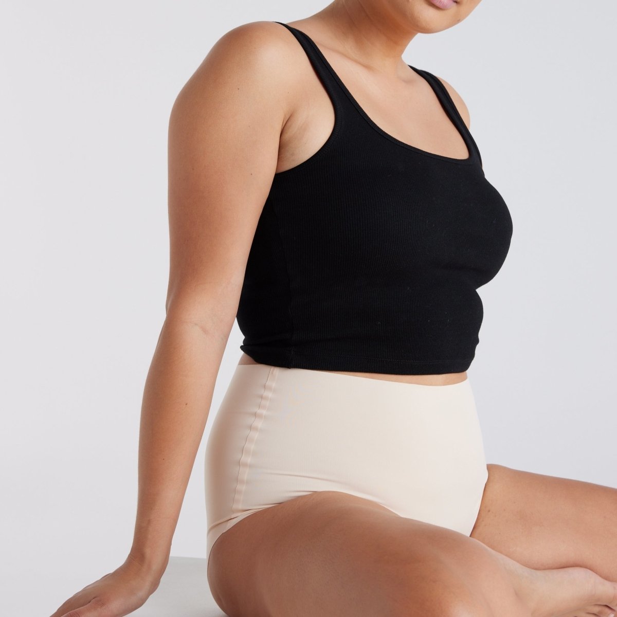 High-Rise Full Brief - Seamless Ultrasmooth - Buttermilk - Peach Underwear