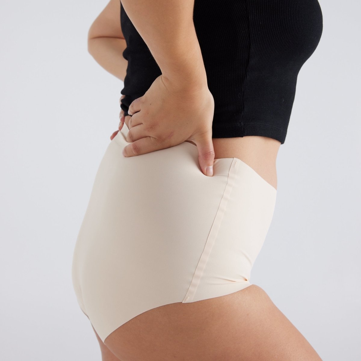 High-Rise Full Brief - Seamless Ultrasmooth - Buttermilk - Peach Underwear