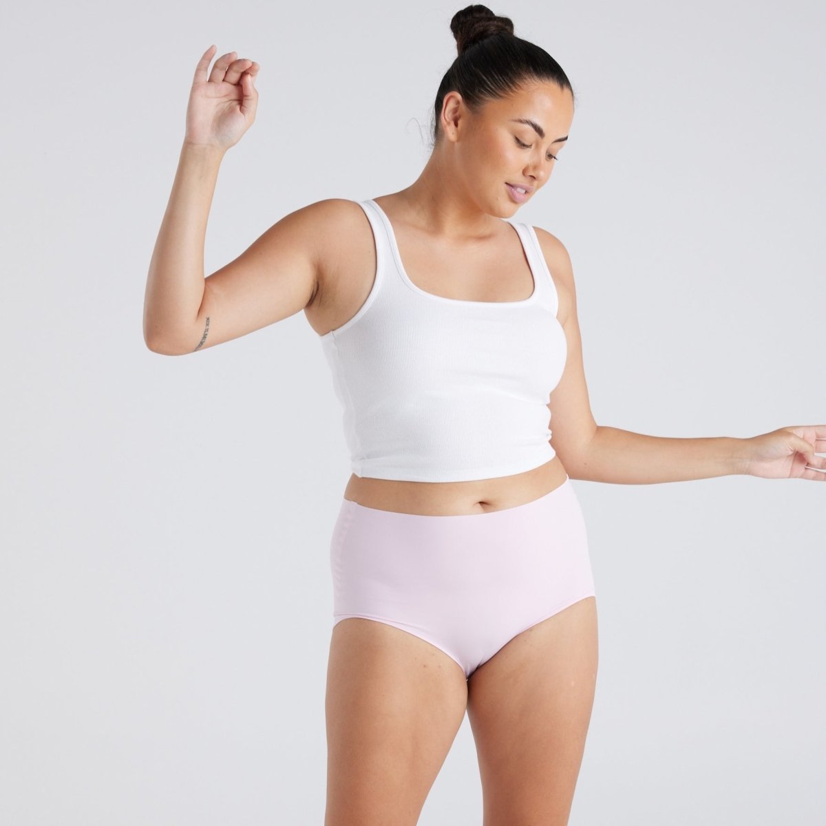High-Rise Full Brief - Seamless Ultrasmooth - Fairy Floss - Peach Underwear