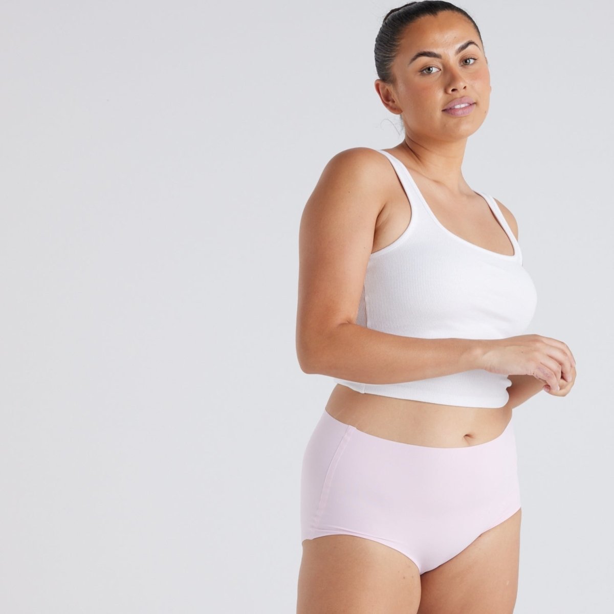 High-Rise Full Brief - Seamless Ultrasmooth - Fairy Floss - Peach Underwear