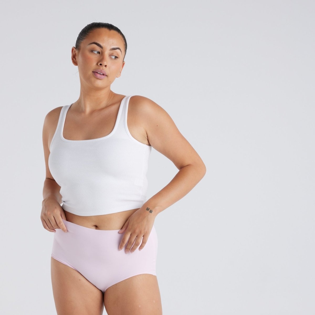 High-Rise Full Brief - Seamless Ultrasmooth - Fairy Floss - Peach Underwear