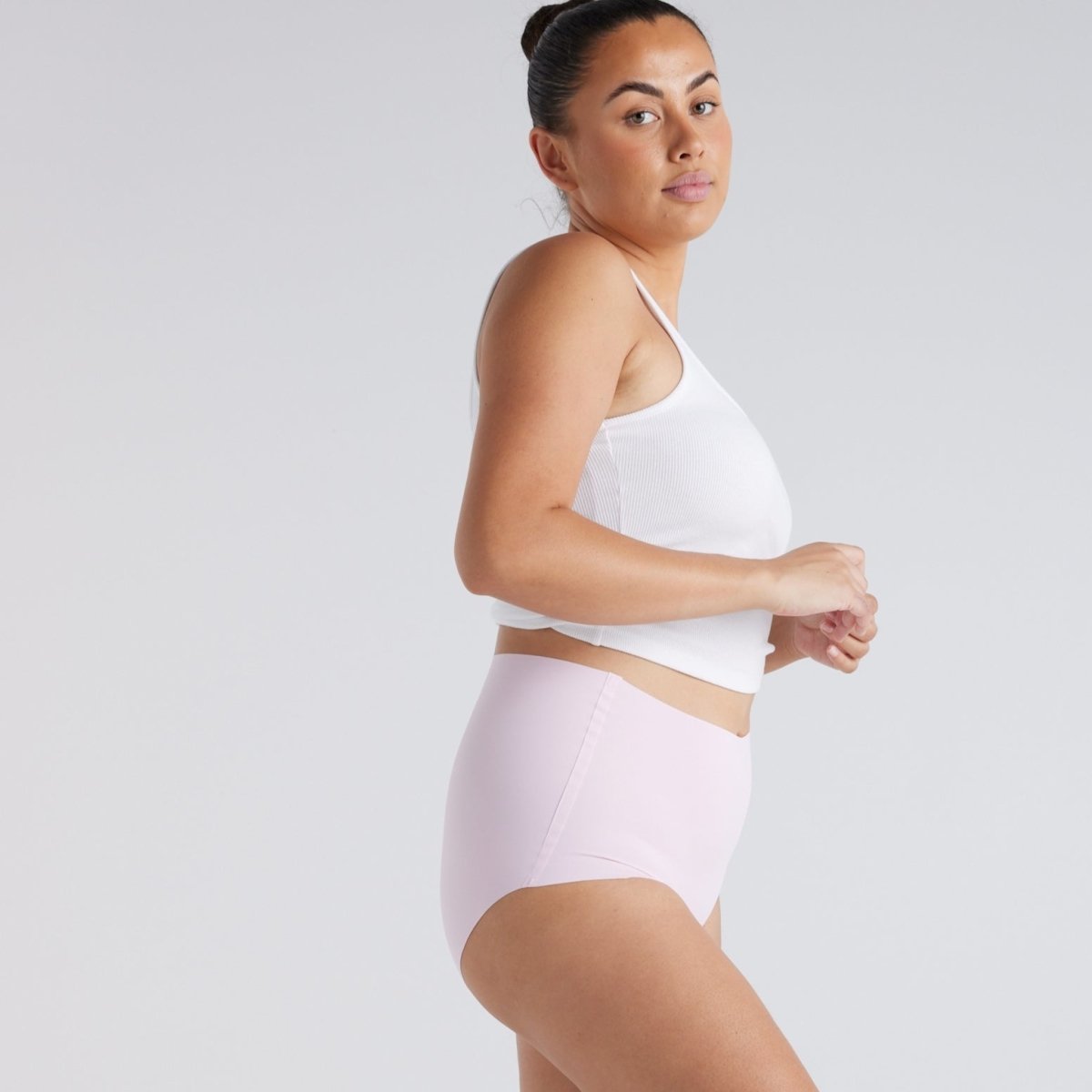 High-Rise Full Brief - Seamless Ultrasmooth - Fairy Floss - Peach Underwear