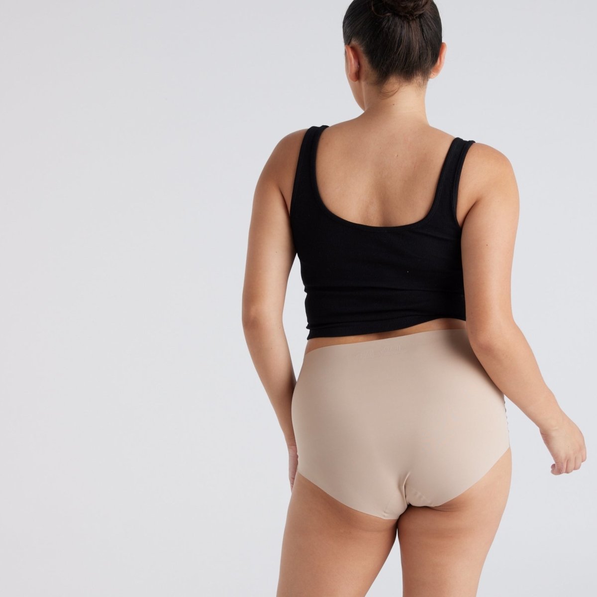 High-Rise Full Brief - Seamless Ultrasmooth - Latte - Peach Underwear