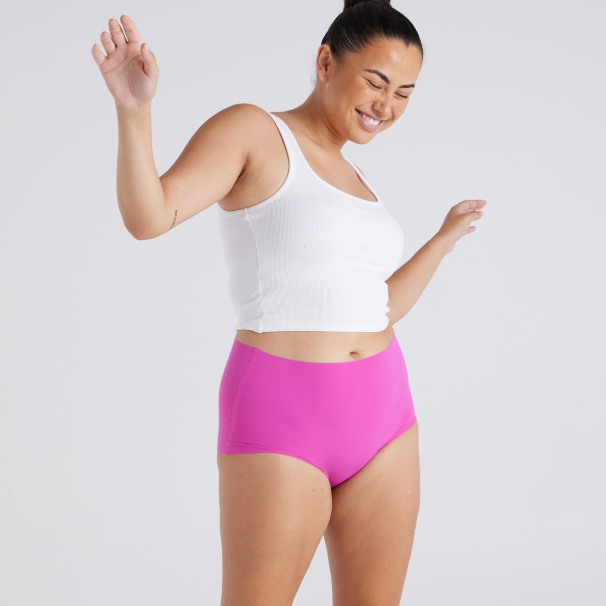 High-Rise Full Brief - Seamless Ultrasmooth - Pink Fizz - Peach Underwear