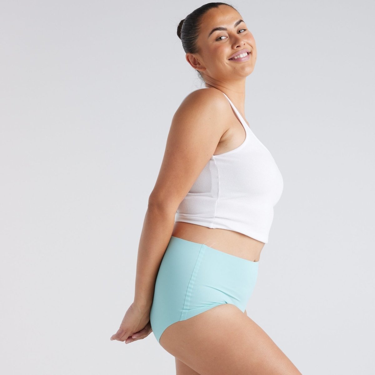 High-Rise Full Brief - Seamless Ultrasmooth - Sea Foam - Peach Underwear