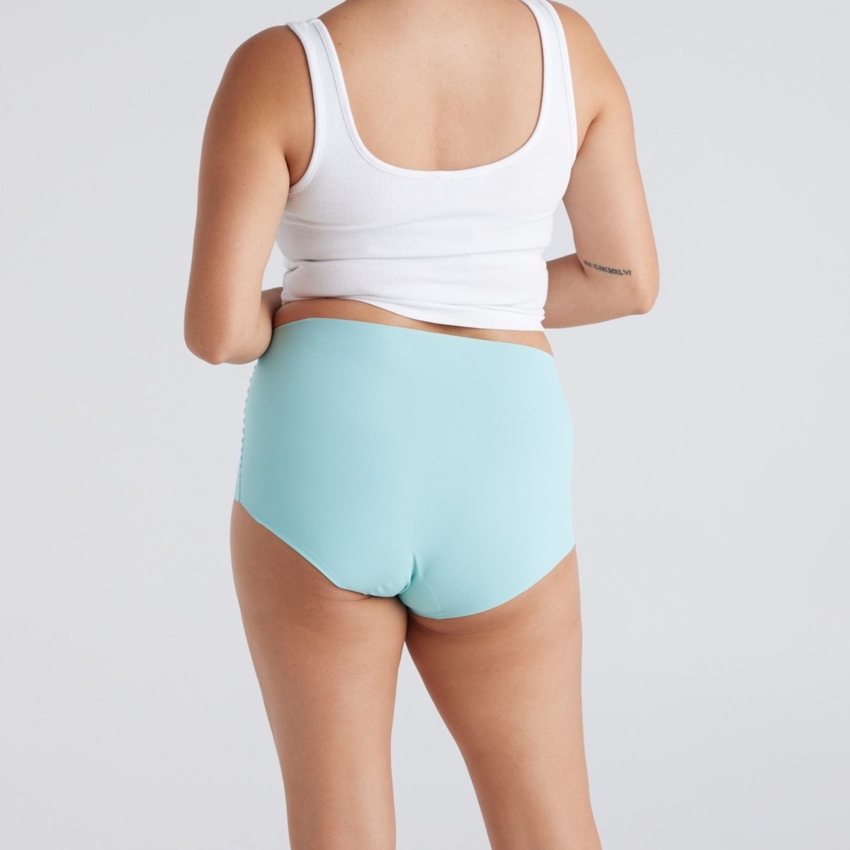 High-Rise Full Brief - Seamless Ultrasmooth - Sea Foam - Peach Underwear