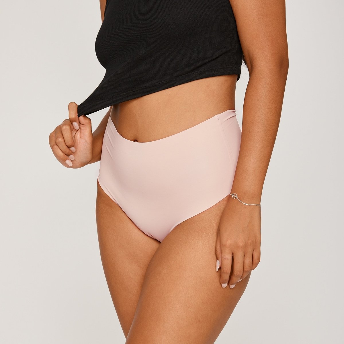 High-Rise Thong - Luna - Peach Underwear