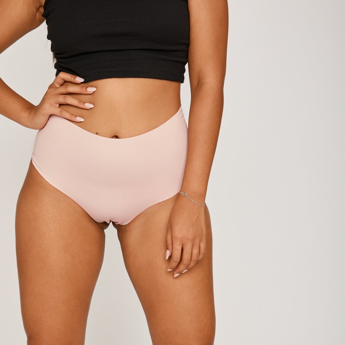 High-Rise Thong - Luna - Peach Underwear