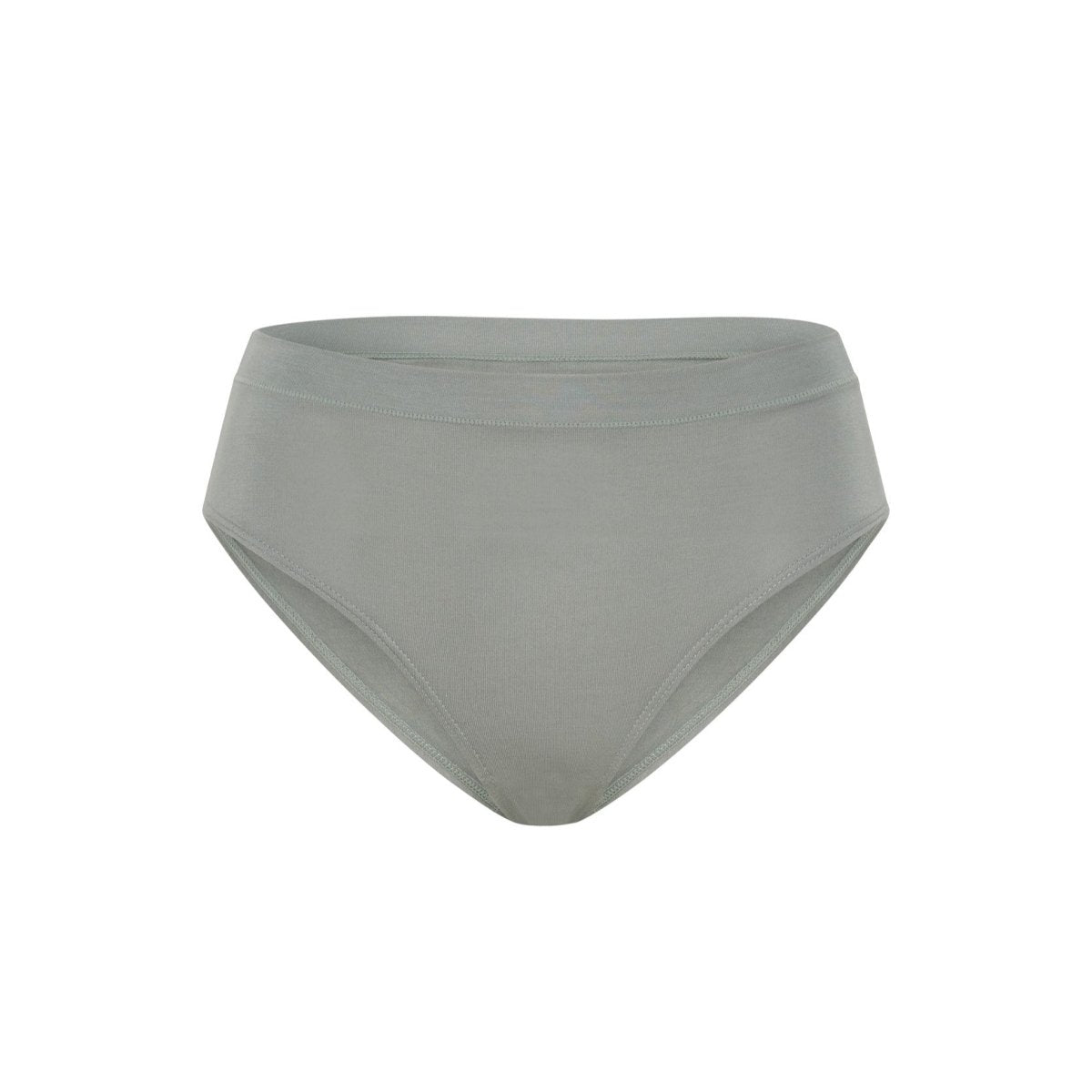 Mid-Rise Bikini Brief - Bamboo Butter - Olive - Peach Underwear