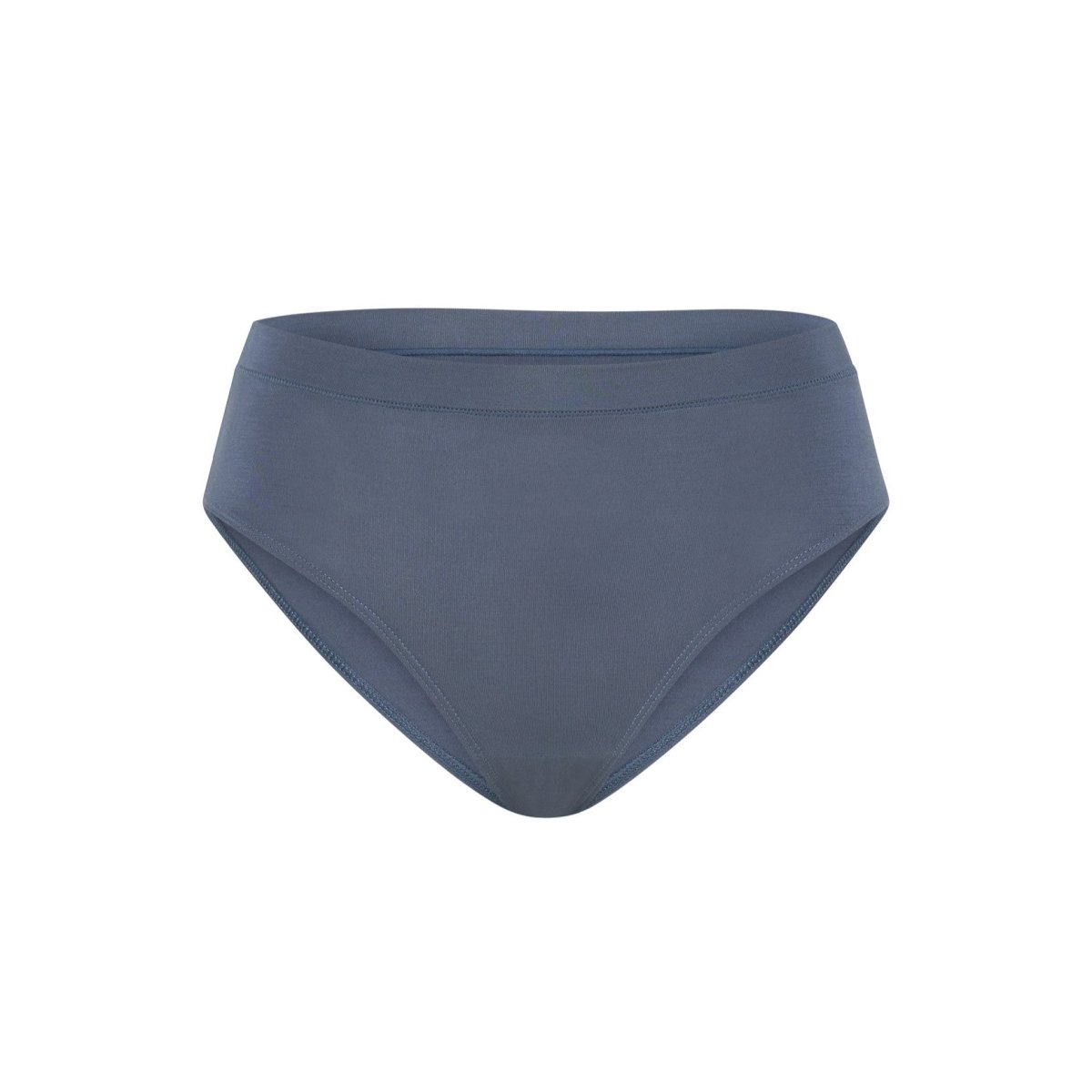 Mid-Rise Bikini Brief - Bamboo Butter - Stone Blue - Peach Underwear