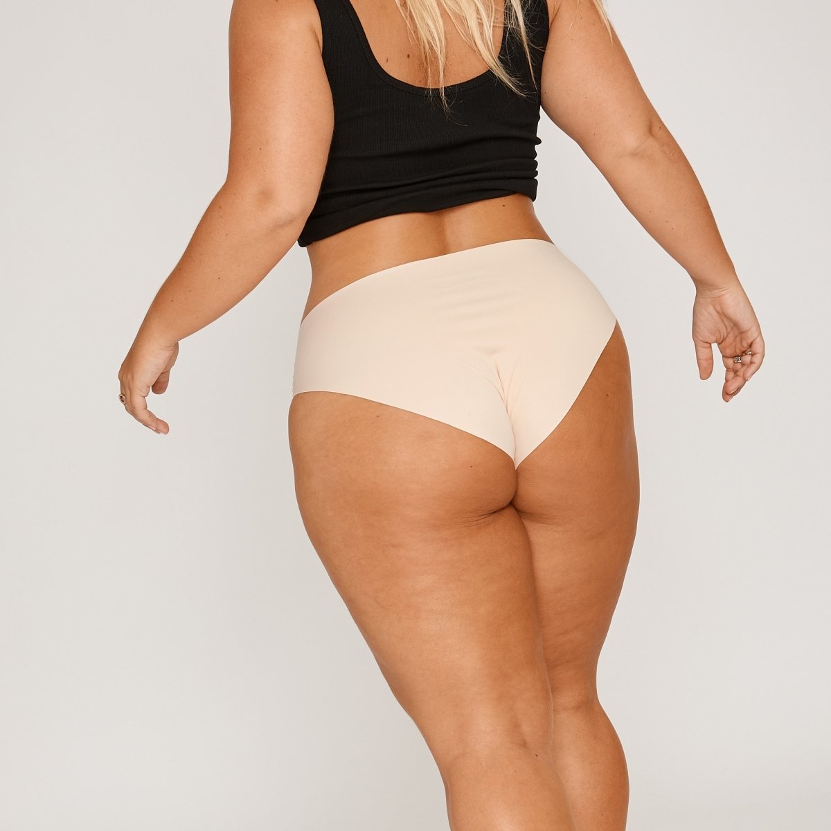 Mid-Rise Bikini Brief - Buttermilk - Peach Underwear