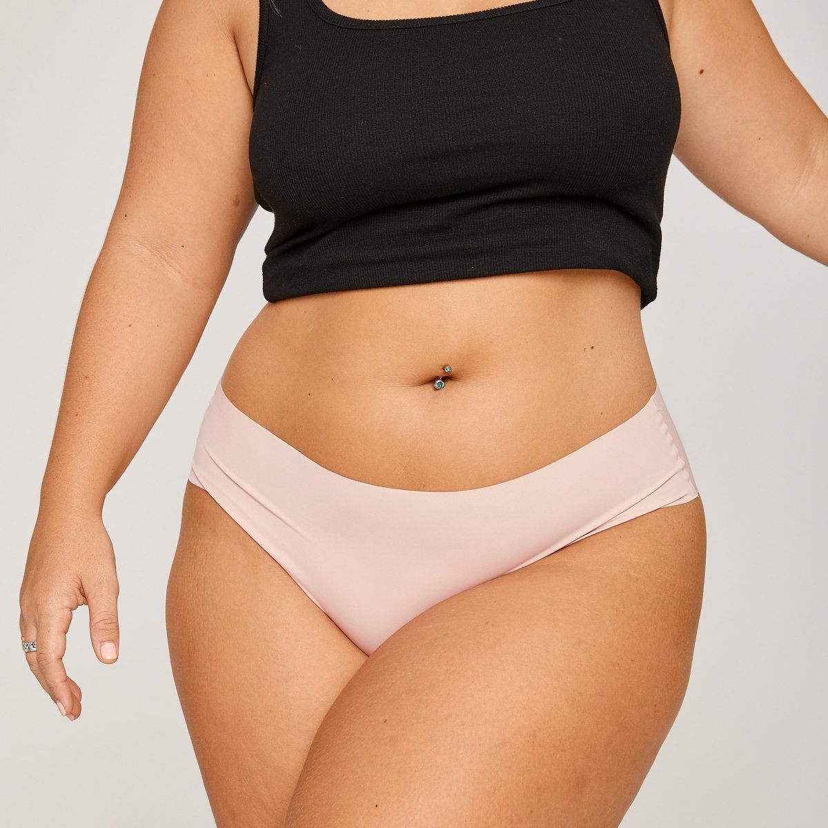 Mid-Rise Bikini Brief - Luna - Peach Underwear