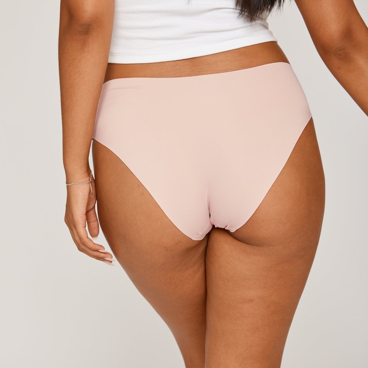 Mid-Rise Bikini Brief - Luna - Peach Underwear