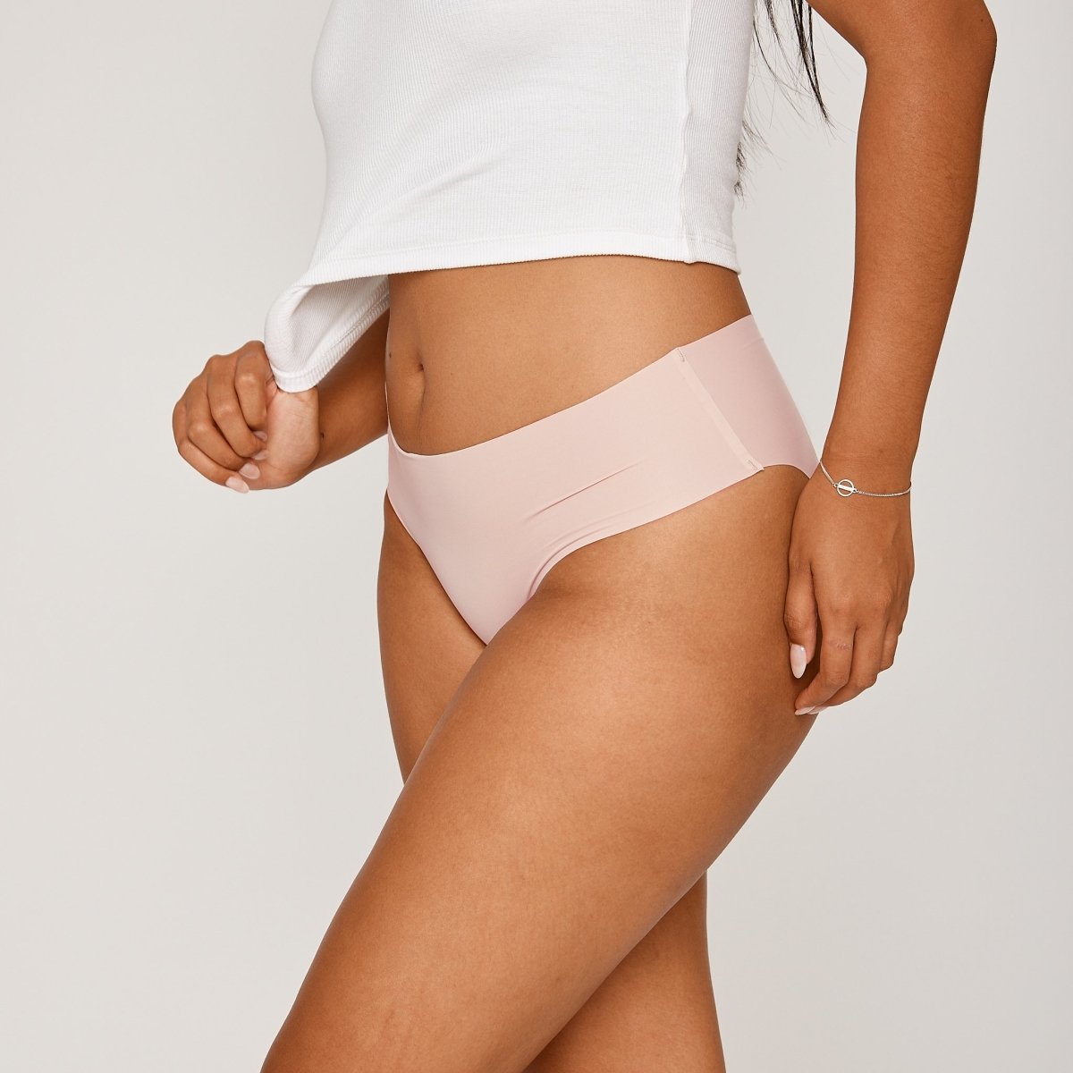 Mid-Rise Bikini Brief - Luna - Peach Underwear