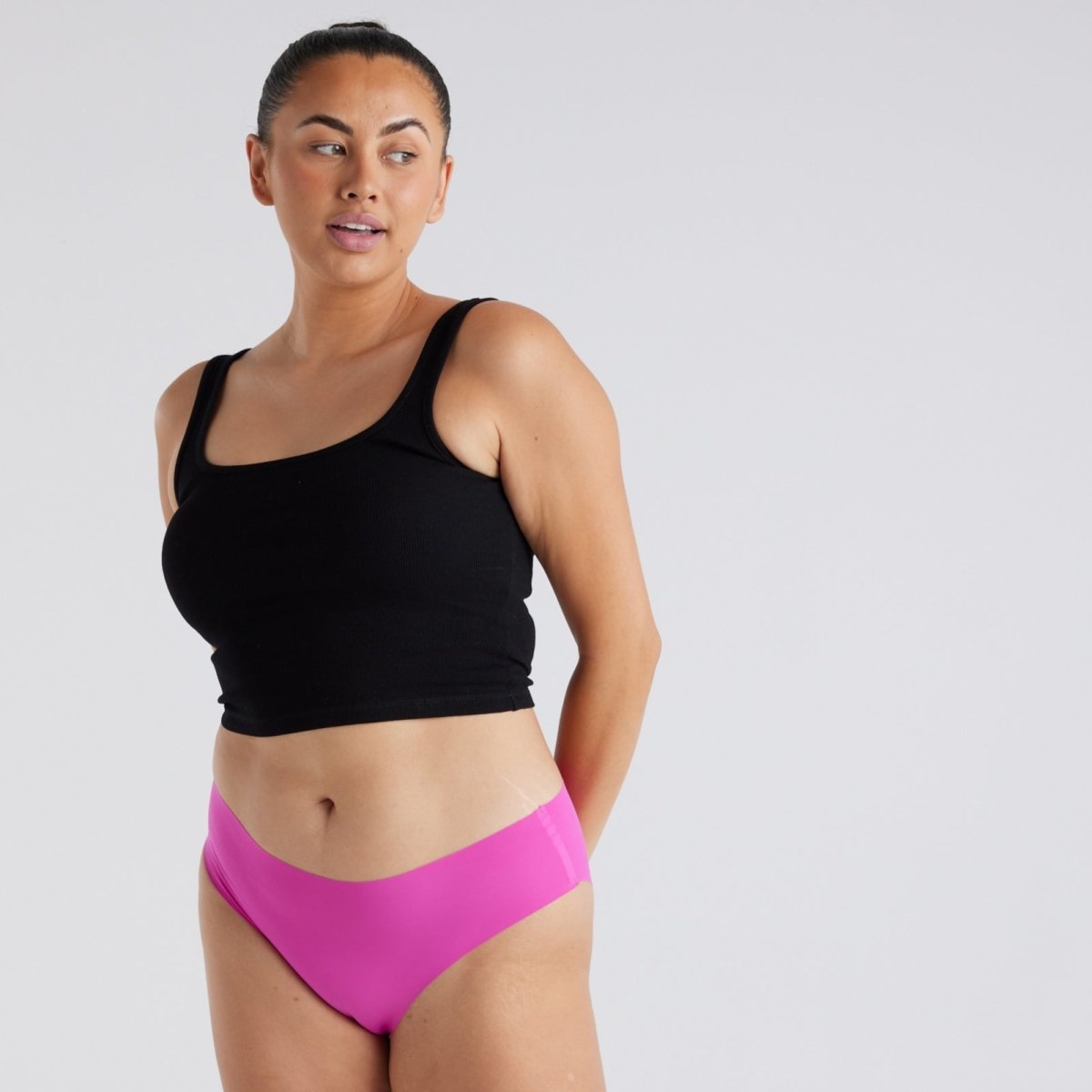 Mid-Rise Bikini Brief - Seamless Ultrasmooth - Pink Fizz - Peach Underwear