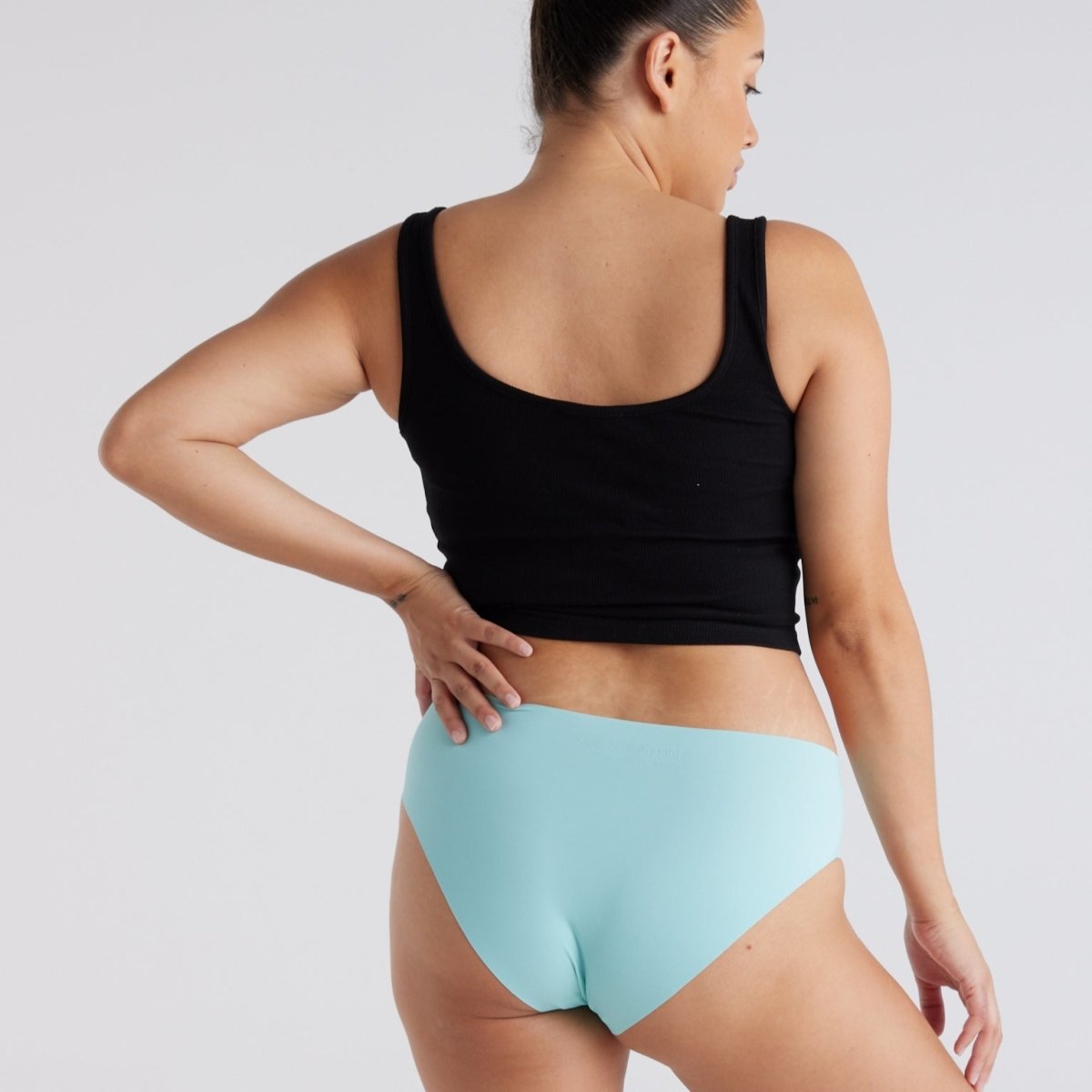 Mid-Rise Bikini Brief - Seamless Ultrasmooth - Sea Foam - Peach Underwear