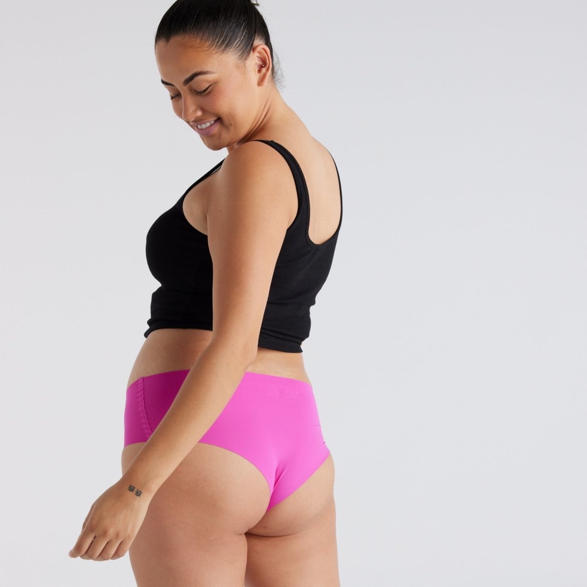 Mid-Rise Cheeky - Seamless Ultrasmooth - Pink Fizz - Peach Underwear