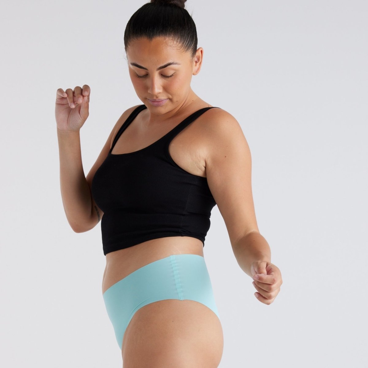 Mid-Rise Cheeky - Seamless Ultrasmooth - Sea Foam - Peach Underwear