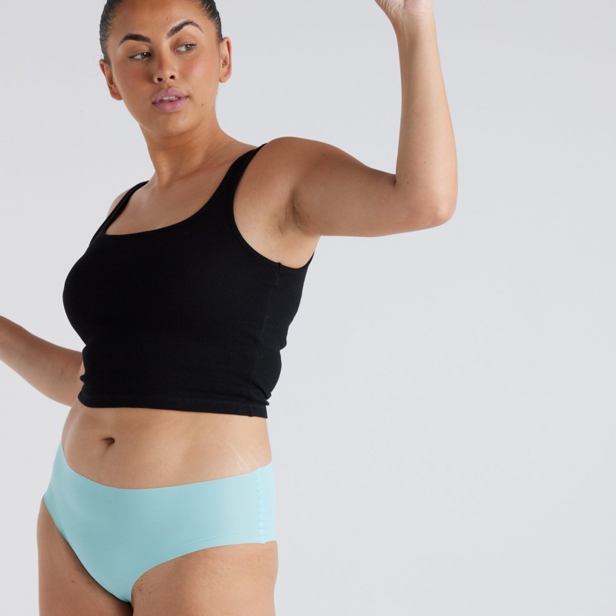 Mid-Rise Cheeky - Seamless Ultrasmooth - Sea Foam - Peach Underwear
