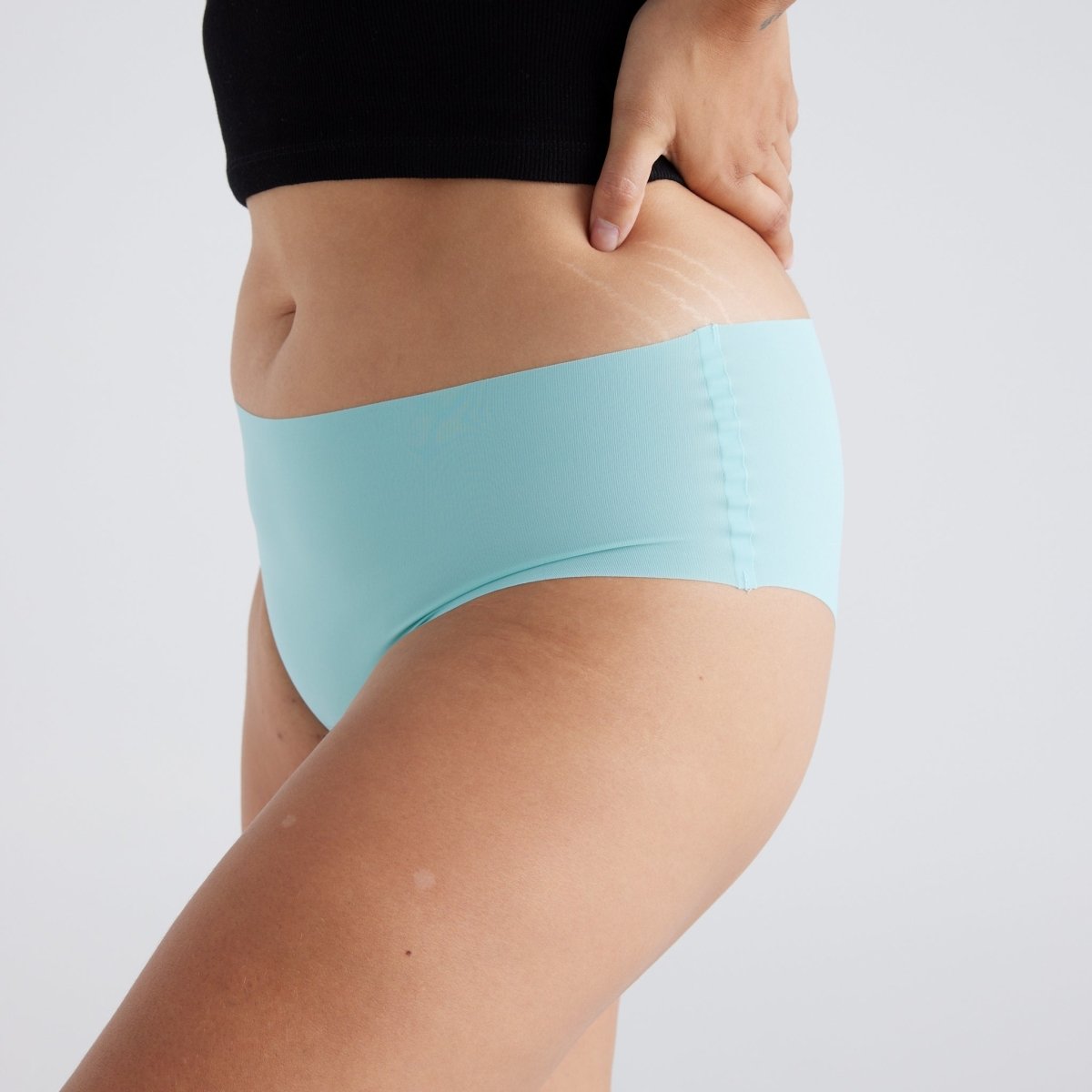 Mid-Rise Cheeky - Seamless Ultrasmooth - Sea Foam - Peach Underwear
